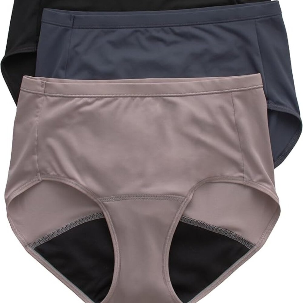 Hanes Ultimate Comfort Period Panties Underwear, Pack of 3, NEW, Size 10 / 3XL